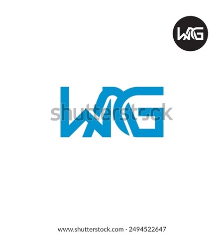 WAG Logo Letter Monogram Design