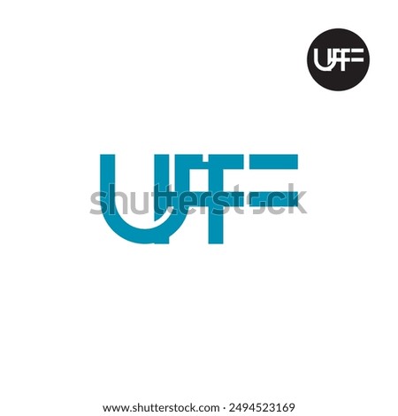 UFF Logo Letter Monogram Design