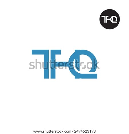 THQ Logo Letter Monogram Design