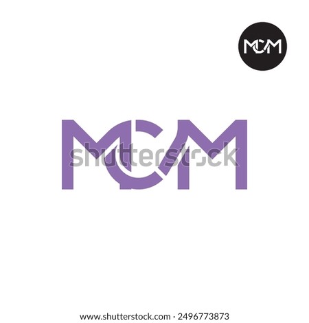 MCM Logo Letter Monogram Design