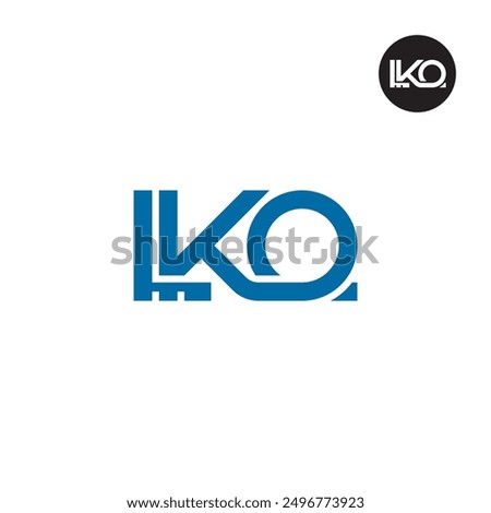 LKQ Logo Letter Monogram Design