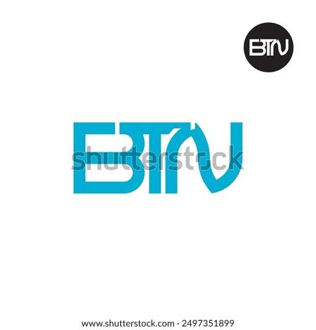 BTN Logo Letter Monogram Design