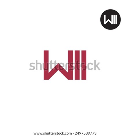 WII Logo Letter Monogram Design