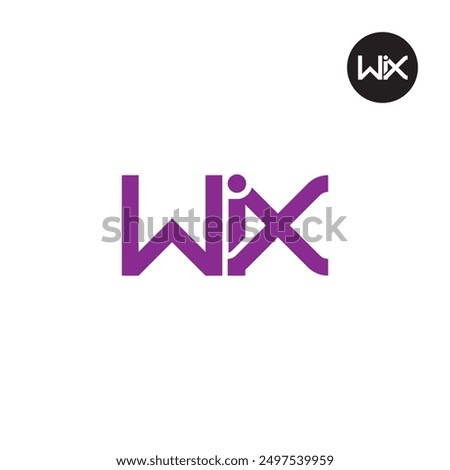 WIX Logo Letter Monogram Design