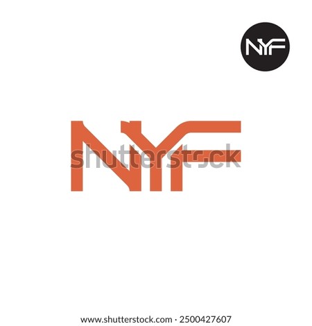 NYF Logo Letter Monogram Design