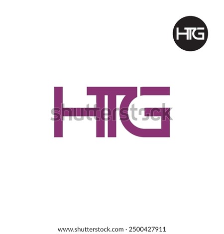 HTG Logo Letter Monogram Design