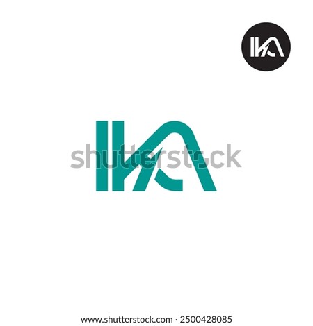 IKA Logo Letter Monogram Design