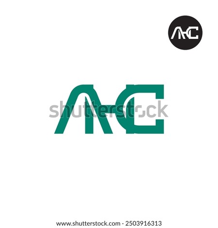 AHC Logo Letter Monogram Design