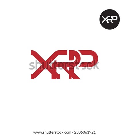 XRP Logo Letter Monogram Design