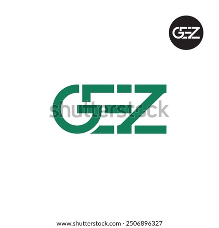 GEZ Logo Letter Monogram Design