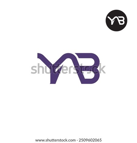 YAB Logo Letter Monogram Design