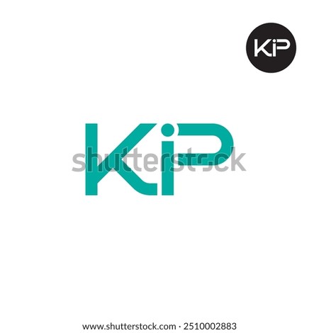 KIP Logo Letter Monogram Design