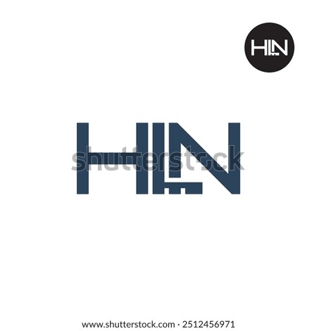 HLN Logo Letter Monogram Design