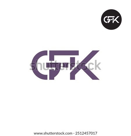 GFK Logo Letter Monogram Design