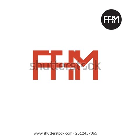 FHM Logo Letter Monogram Design