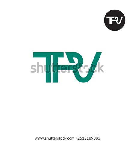 TPV Logo Letter Monogram Design