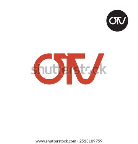 OTV Logo Letter Monogram Design