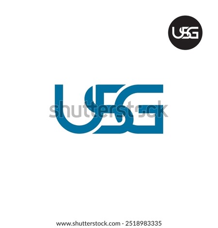 USG Logo Letter Monogram Design