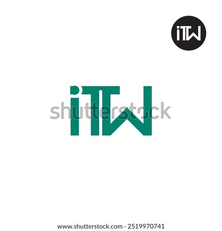 ITW Logo Letter Monogram Design