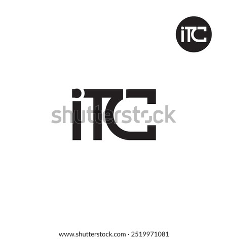 ITC Logo Letter Monogram Design