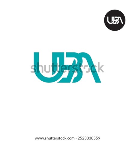 UBA Logo Letter Monogram Design