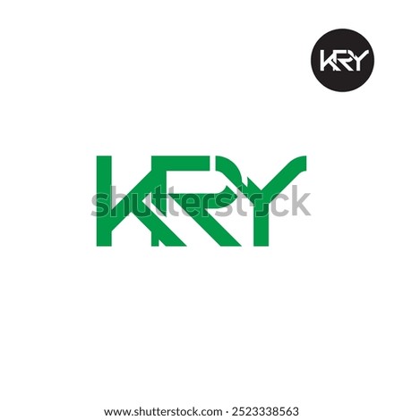 KRY Logo Letter Monogram Design