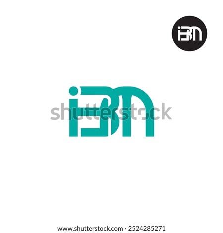 IBM Logo Letter Monogram Design