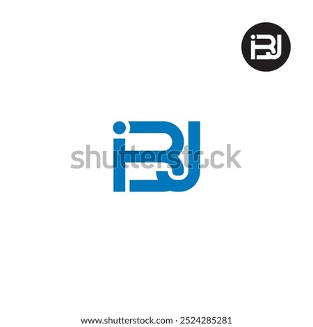 IBJ Logo Letter Monogram Design