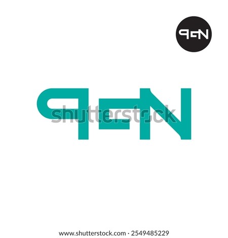 Letter PGN Logo Negative Space