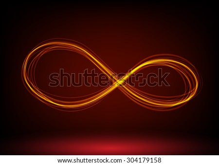 line infinity symbol. Vector illustration