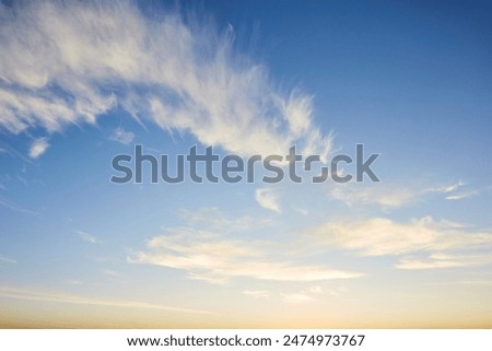 Similar – Image, Stock Photo Cloudy sky with light rays of the sun