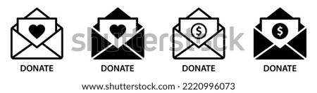 Similar – Image, Stock Photo Envelope with money