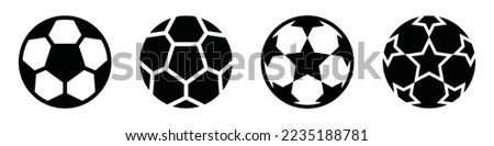 Soccer ball icon. Football icon, vector illustration