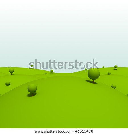 Cartoon Land Background Stock Photo 46515478 : Shutterstock