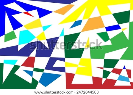 Abstract minimal background with triangle shapes. Geometric illustration.