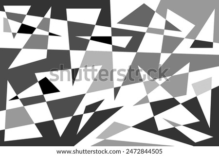 Abstract minimal background with triangle shapes. Geometric illustration.