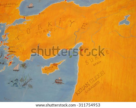 old turkey map