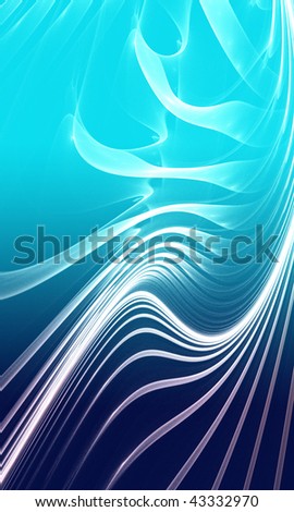 Blue and white background. Abstract design. Electric effects.