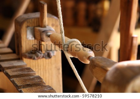 Historic Wood Turning Machine