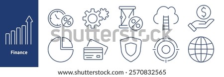 Internet set icon. Hand gesture, wireless issues, file folders, settings, gear, network map, approved files. Represent data management, digital interaction, and network troubleshooting