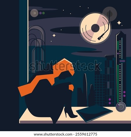 Similar – Image, Stock Photo bazz Moon Planet