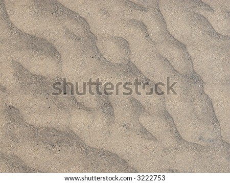 Underwater sand patten