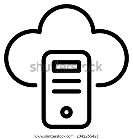 Cloud Load Balancing Icon for uiux, infographic