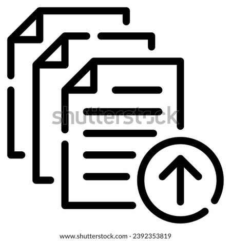 File Export icon illustration, for web, app, infographic, etc