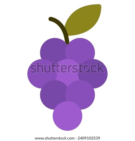 Grapes icon illustration for web, app, infographic, etc