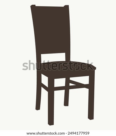  chair silhouette.  chair flat icon. chair symbol 