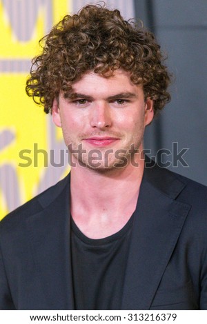 LOS ANGELES, CA/USA - AUGUST 30 2015: Vance Joy attends the 2015 MTV Video Music Awards at Microsoft Theater.