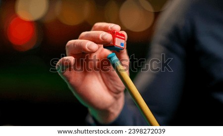 Similar – Image, Stock Photo billiard table with billiard balls