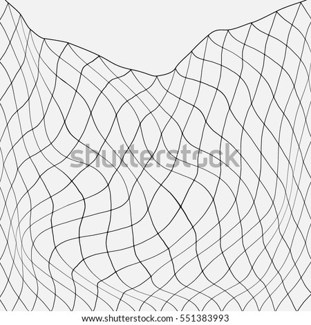 Template fishing nets or nets for sports games. flat vector illustration isolate on a white background. easy to use