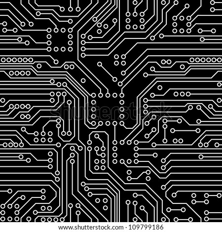 Circuit Board Stock Vector Illustration 109799186 : Shutterstock